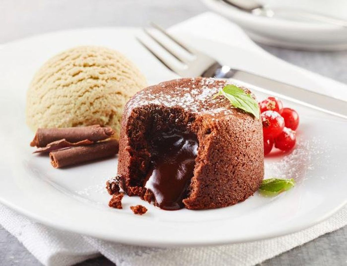 Lava Cake, Înghețată, Frișcă