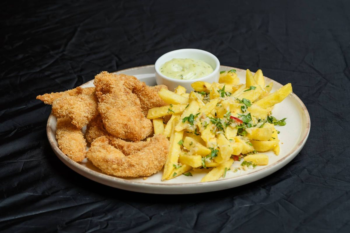 Crispy Din Piept de Curcan