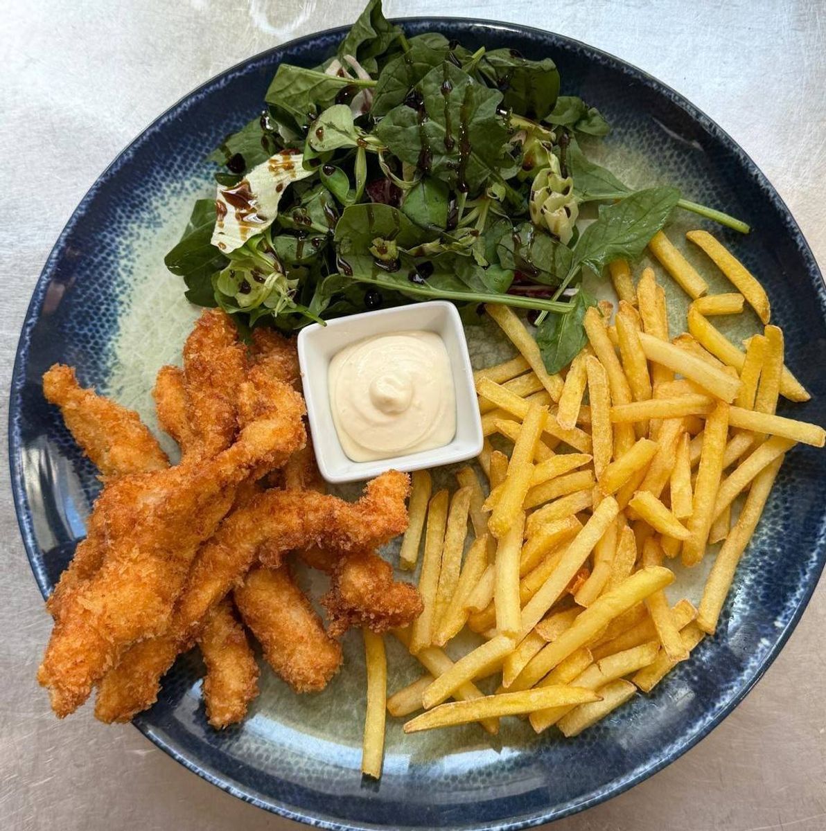 Crispy + Cartofi Prajiti / Piure - 