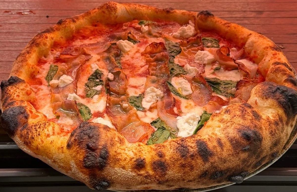 Pizza Ricotta e Spinaci