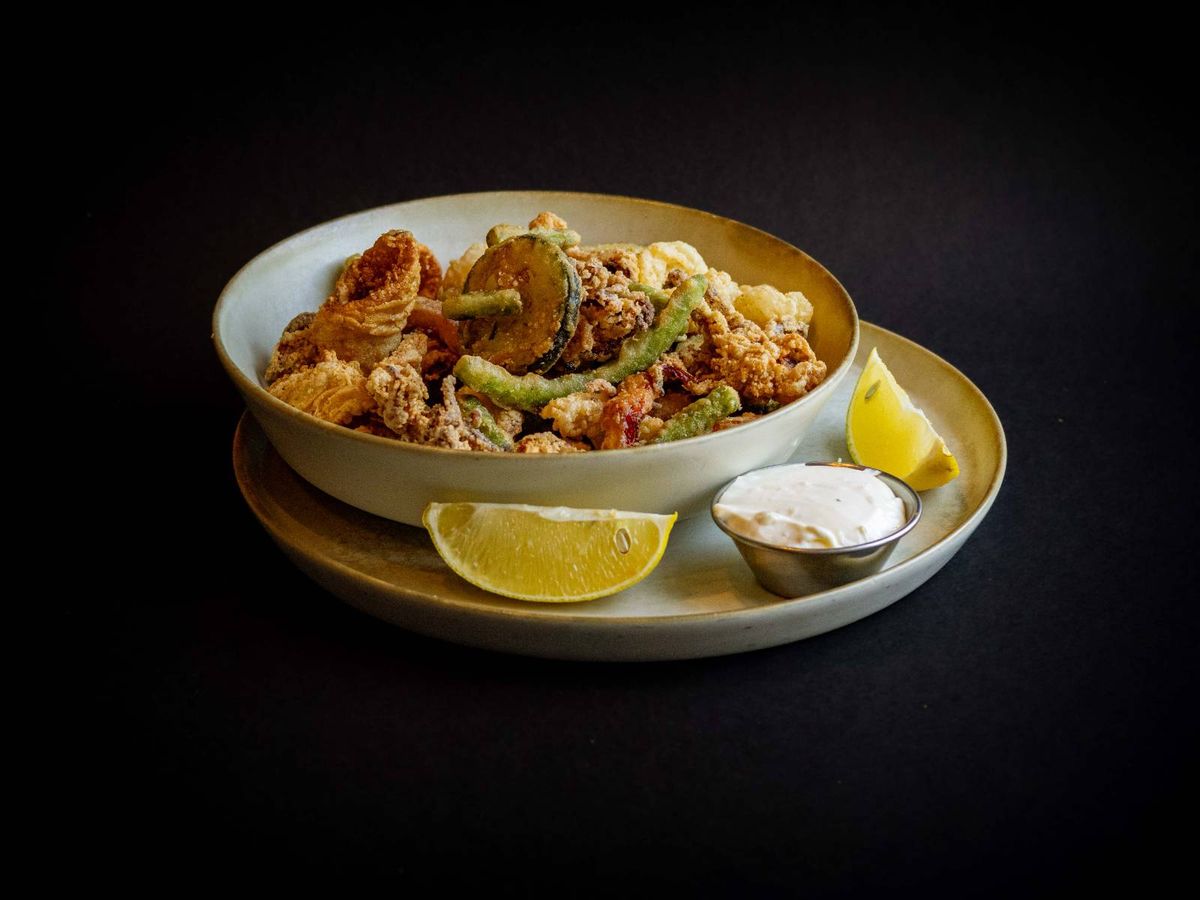 FRITTO MISTO cu LEGUME TEMPURA