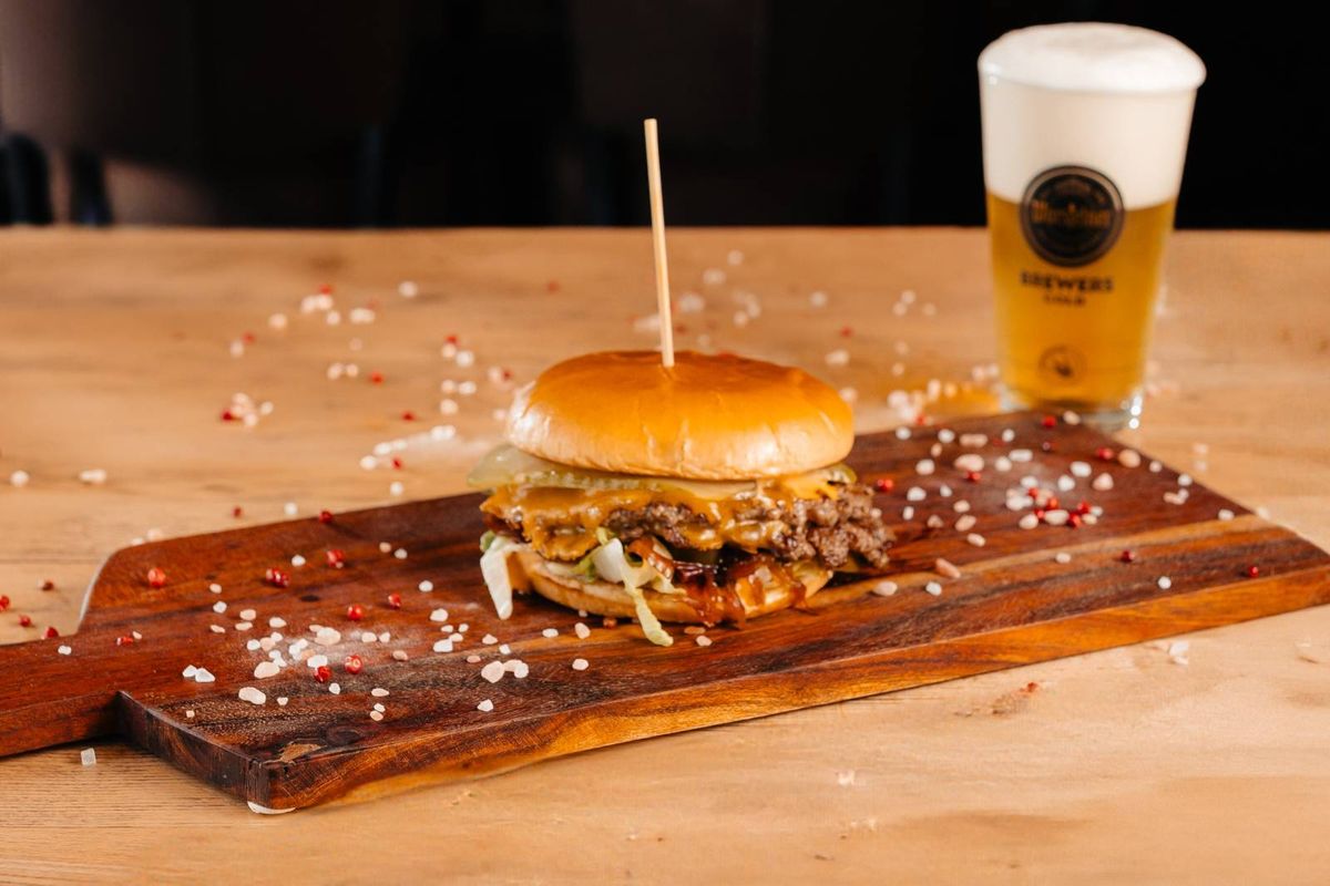 Double Smashed Angus Burger