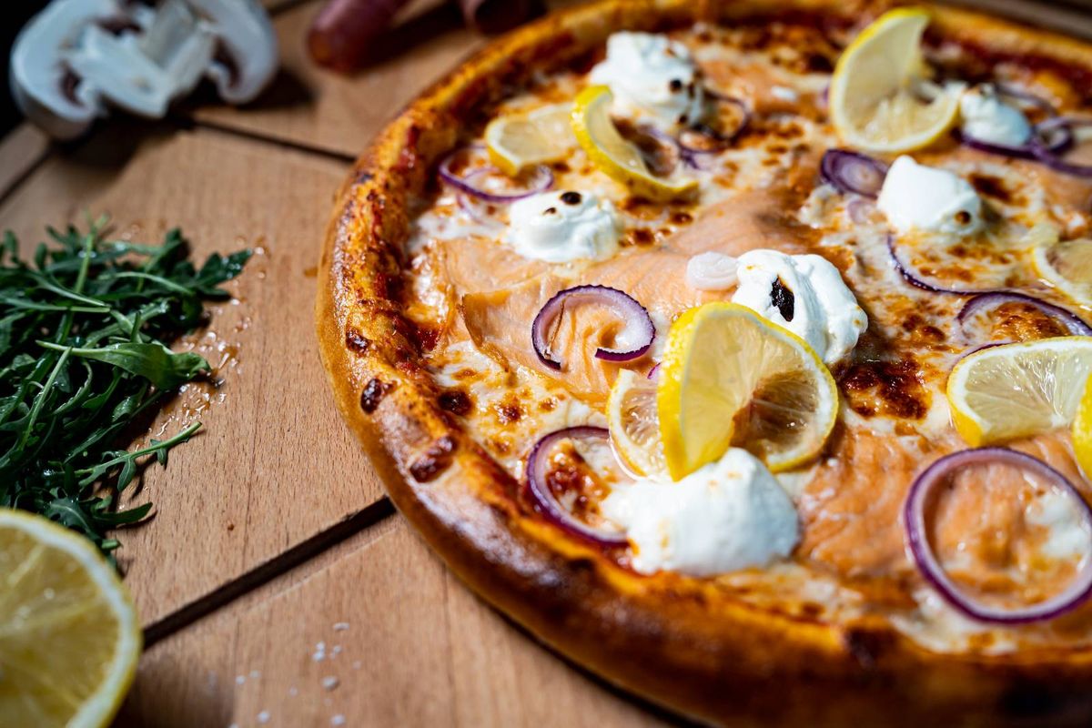 Pizza Salmone 32 cm