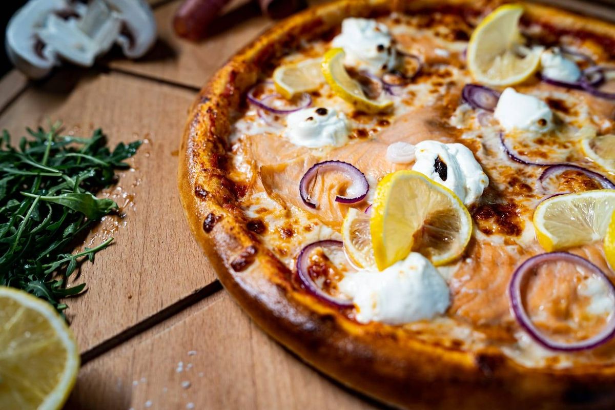 Pizza Salmone 40cm