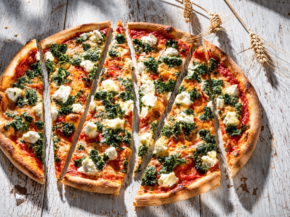 Pizza Ricotta e Spinachi