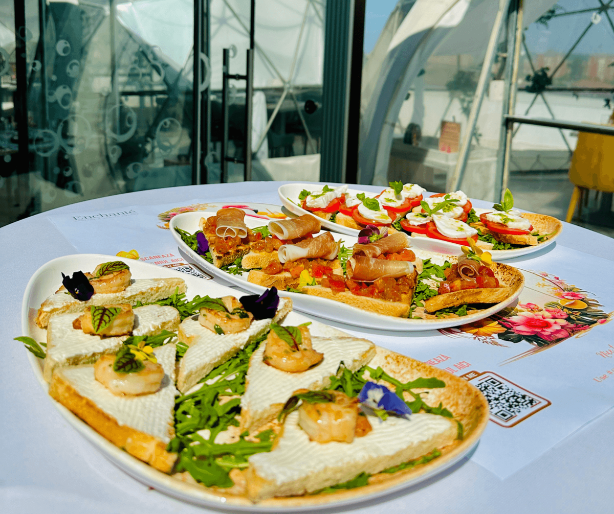 Bruschete cu creveți