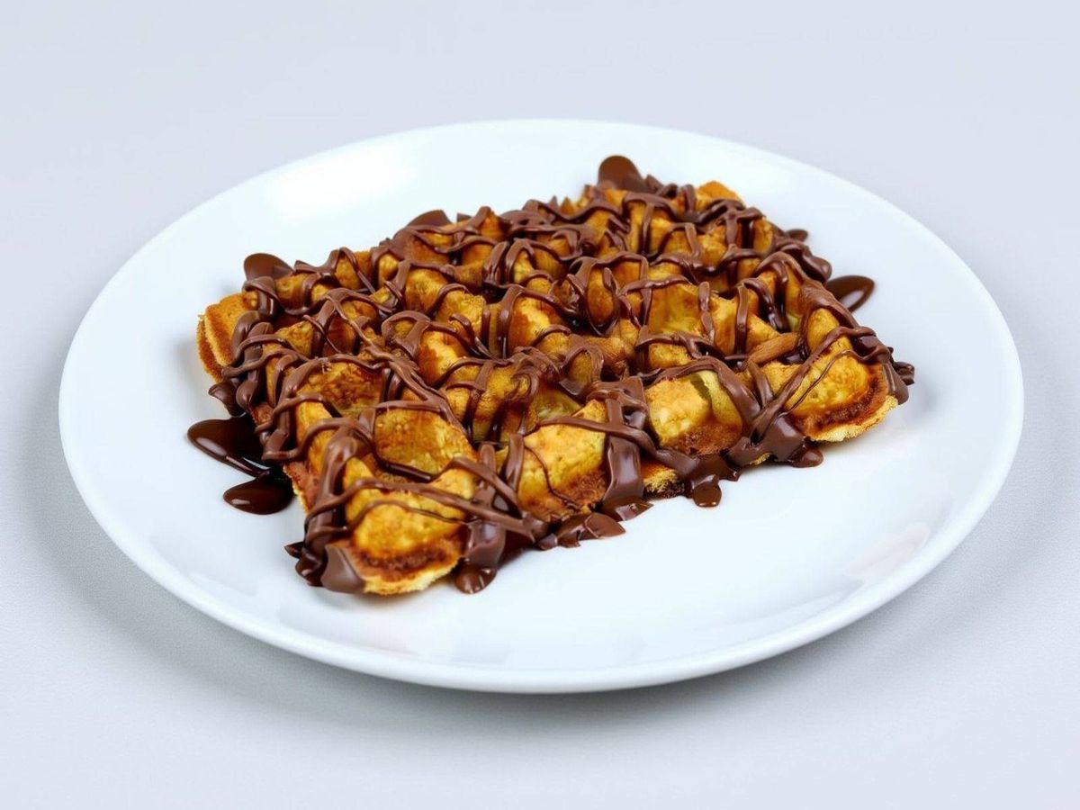 Waffle cu Nutella