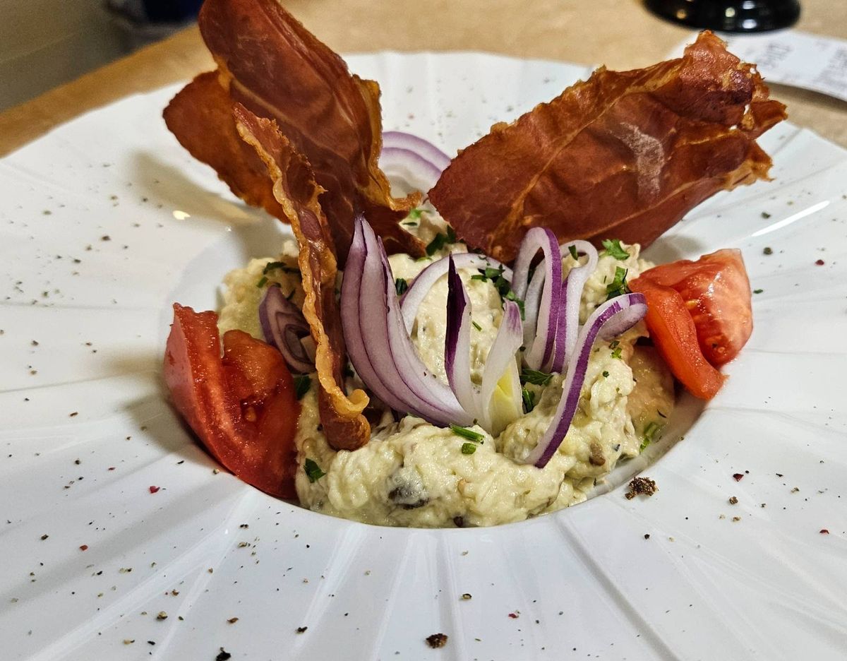 Vinete cu Cipsuri de Prosciutto Crudo