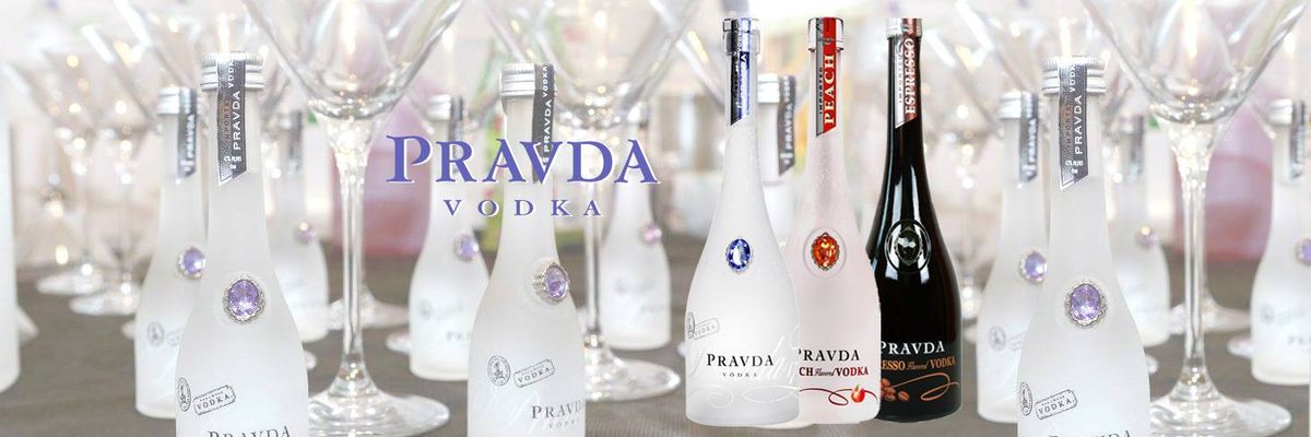 Pachet Pravda Vodka + 4 Fi-Ga