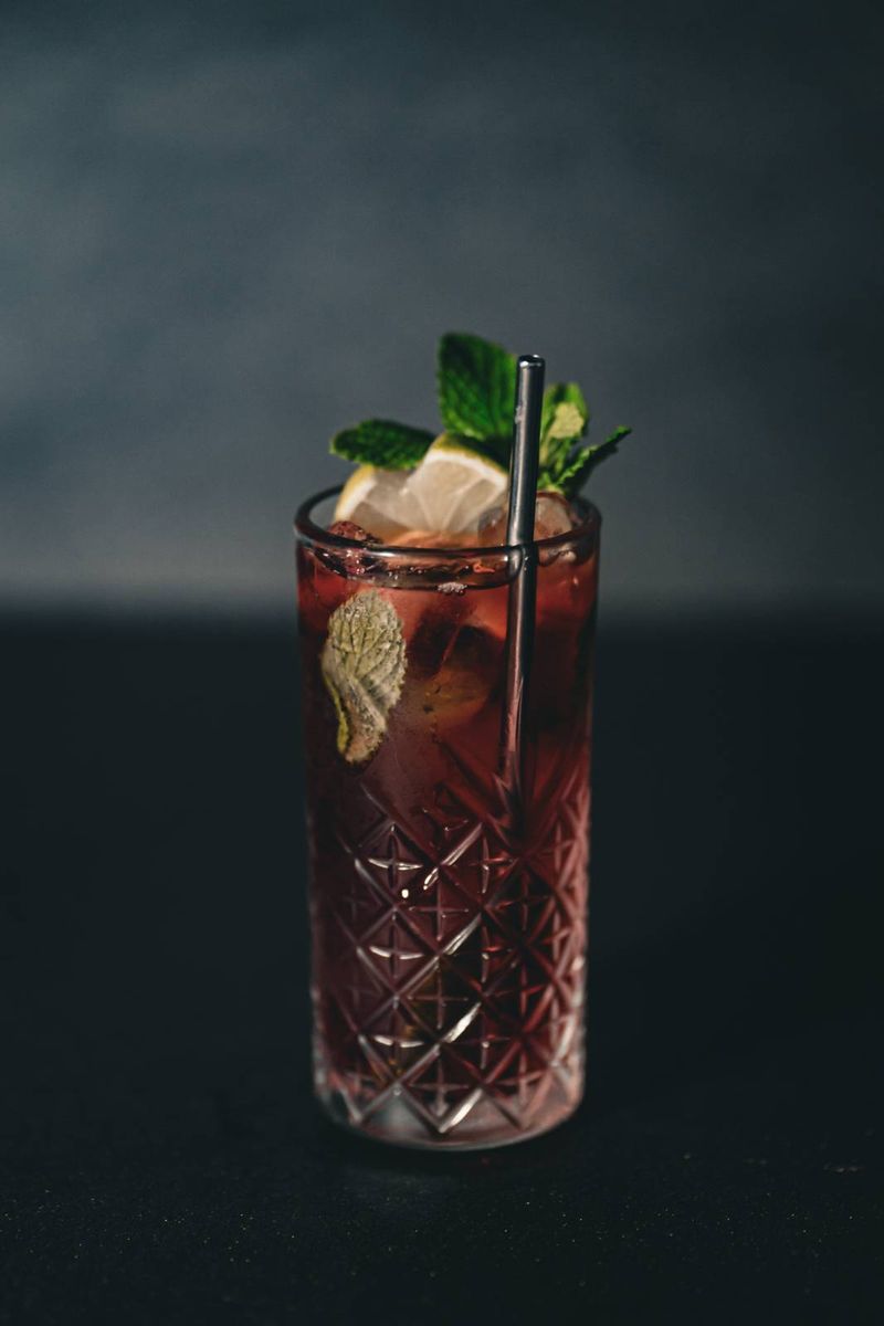 Non-Alcoholic Cranberry Mint