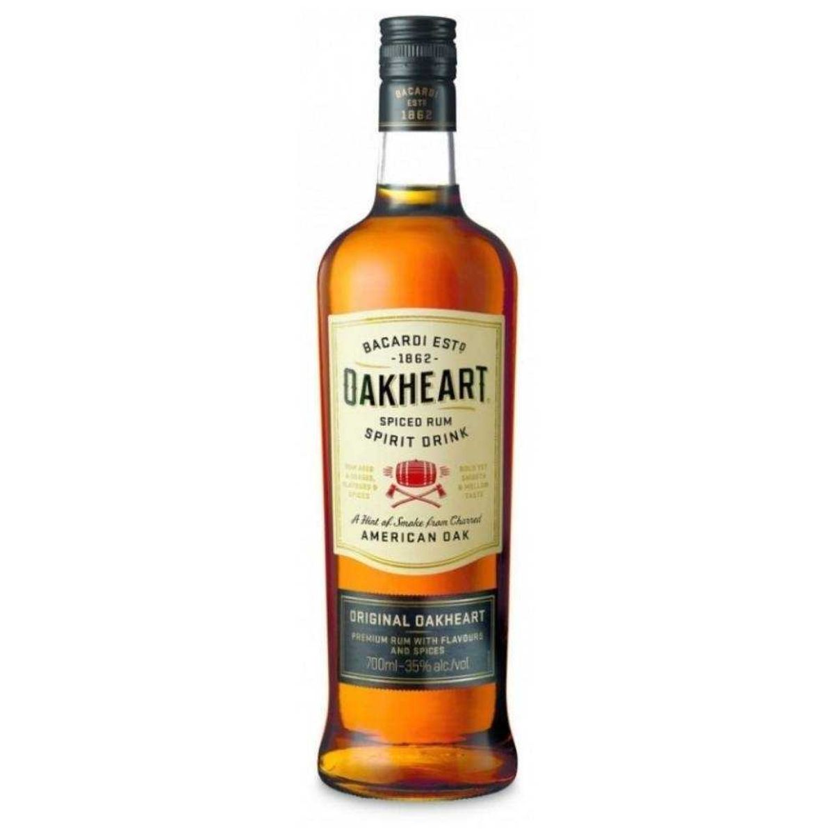 Rum Bacardi Oakheart Spiced 35 - Rom Condimentat