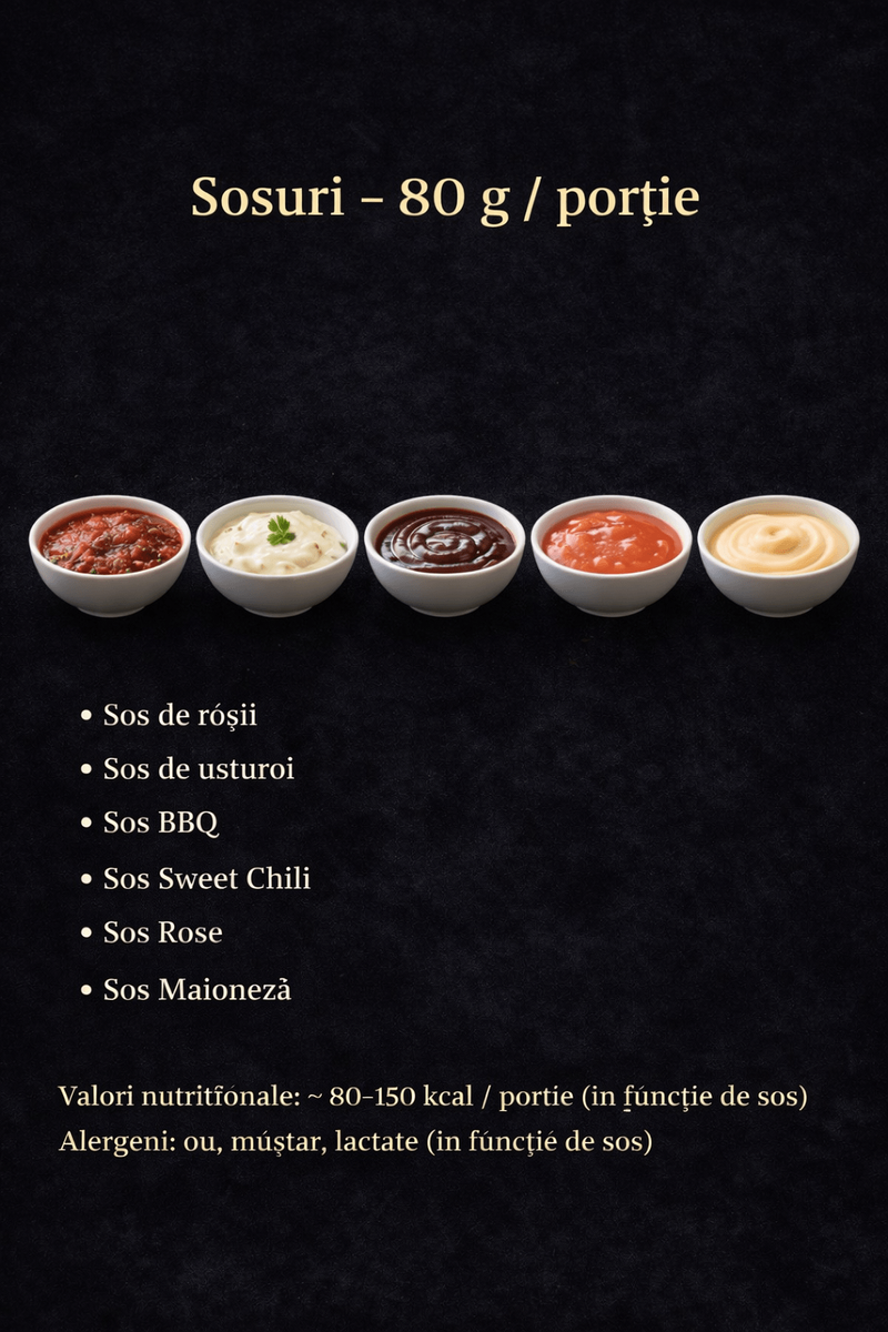 Sosuri – 80 G / Porție