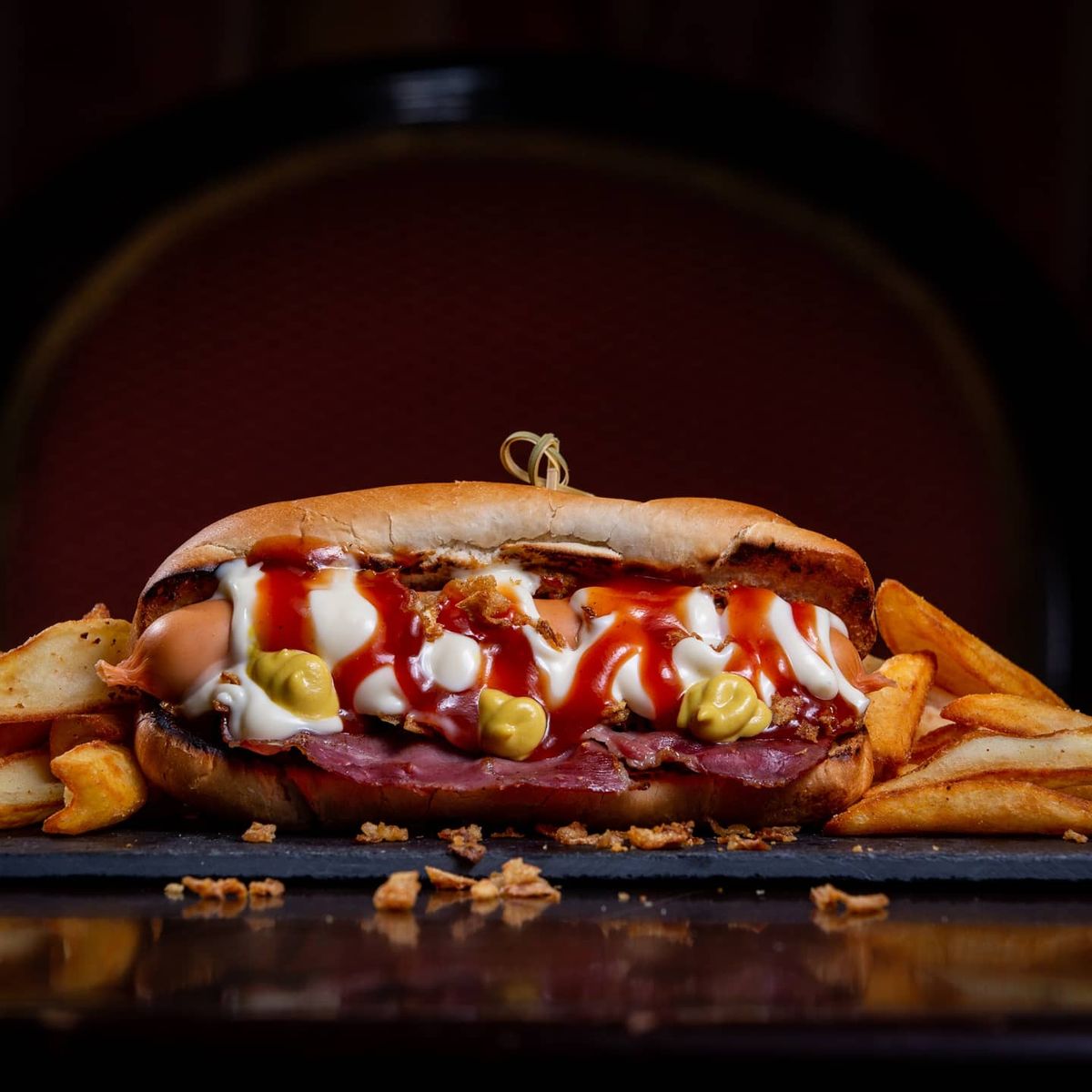 2 X Hot Dog & Cartofi