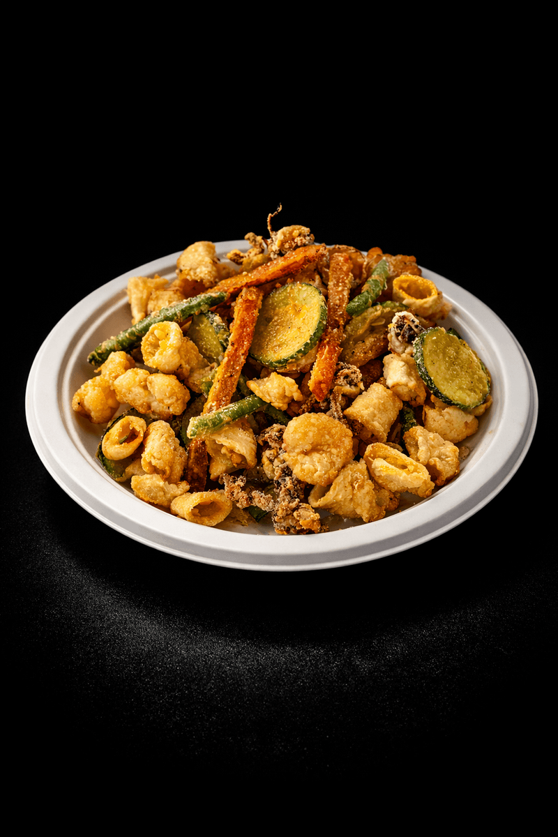 Mix de Fructe de Mare Pane cu legume tempura 500G
