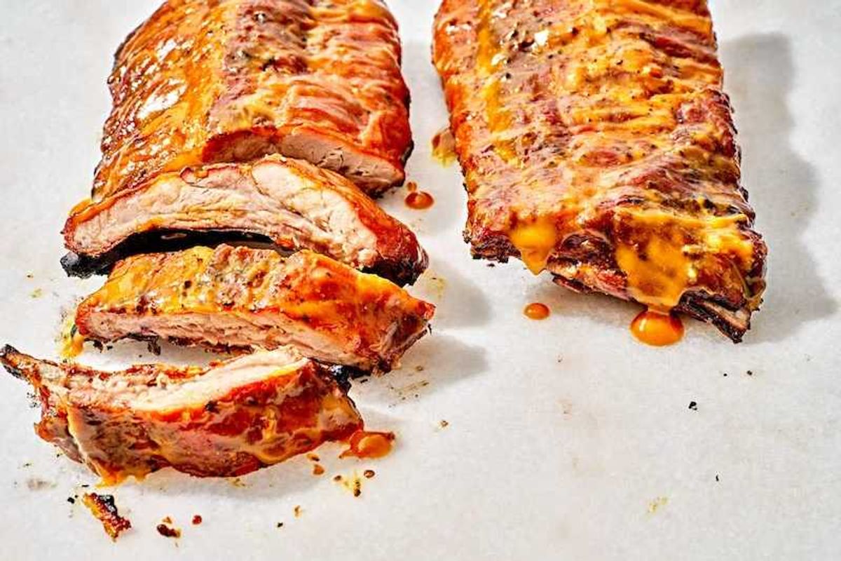 Ribs with Mustard and Honey