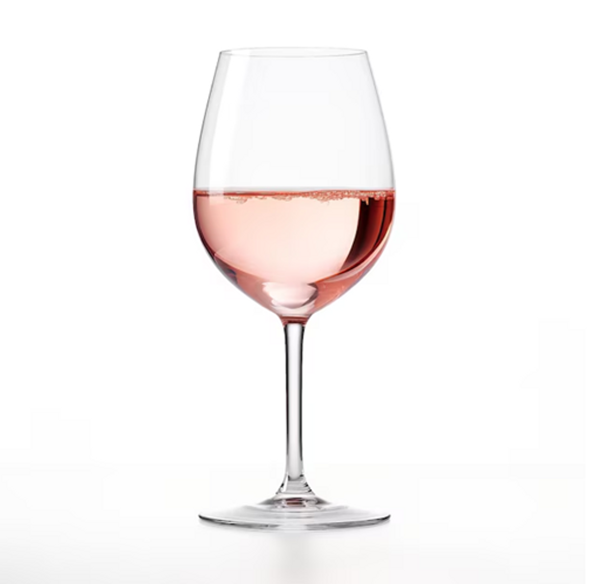 Glass Roze Wine 