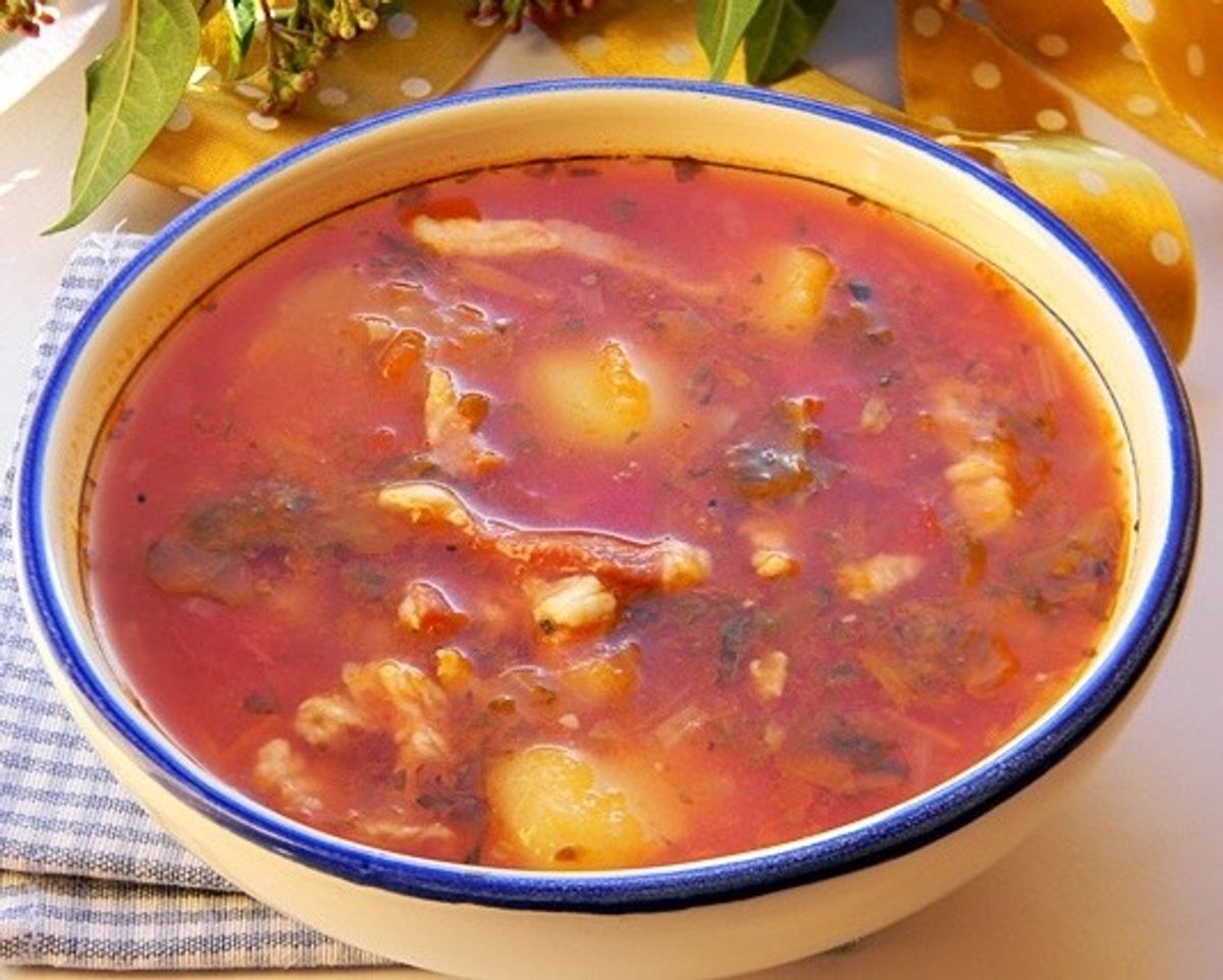 Ciorbă Săsească cu Cartofi si Afumătură 340g/60g 