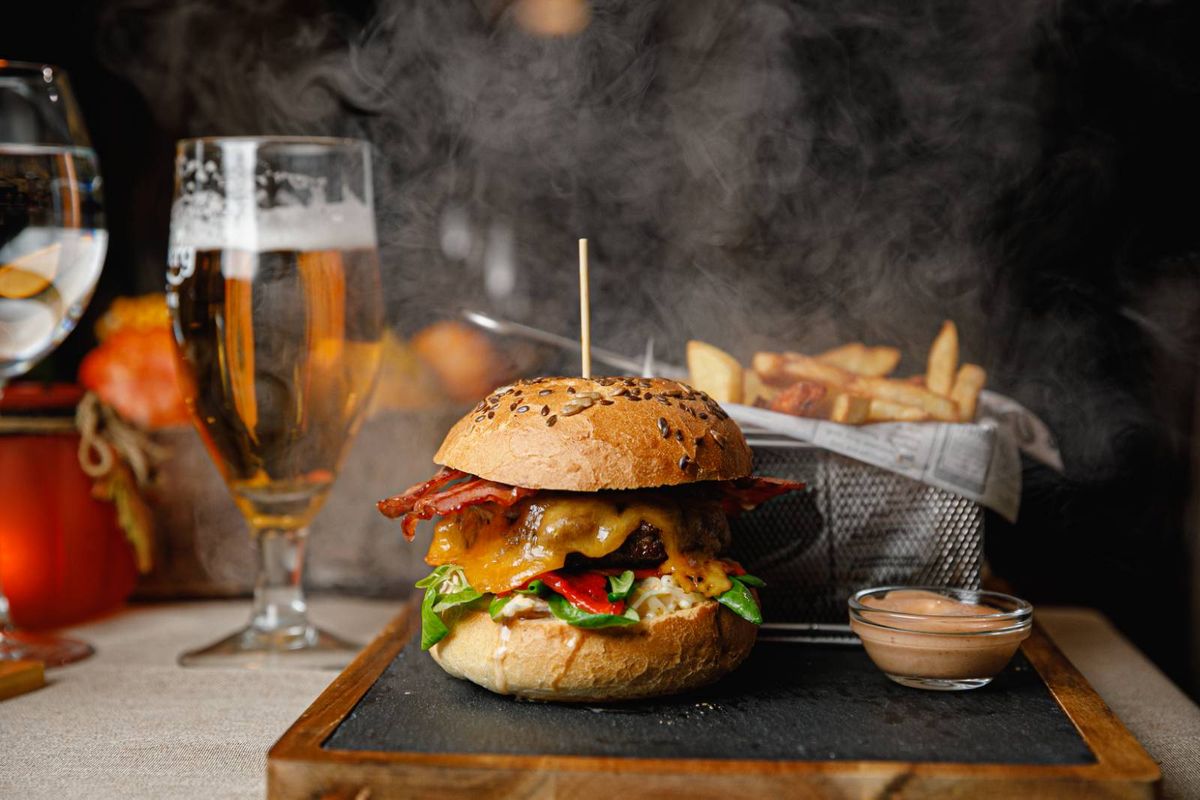 Hamburger Iron Man de Vita Black Angus