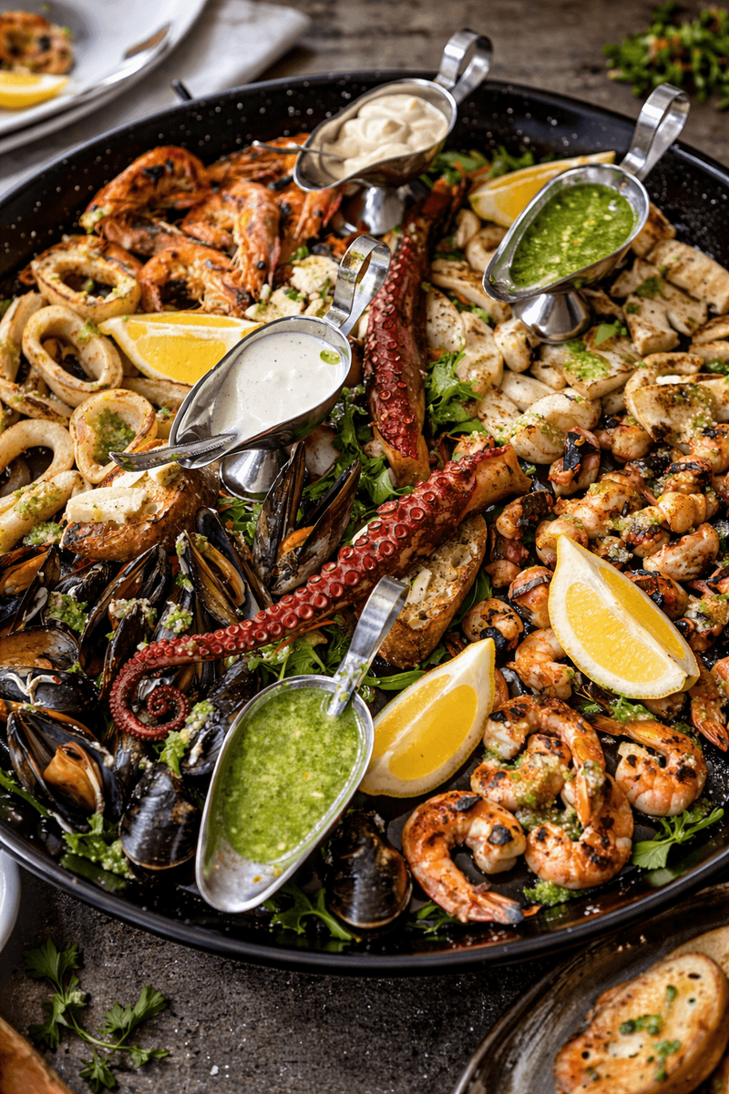 Dublu Mix cu Caracatiță la Grill 