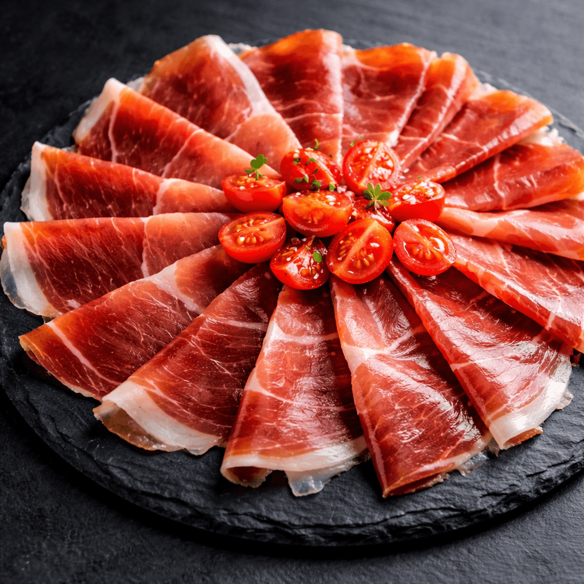 Jamon și Roșii Cherry 