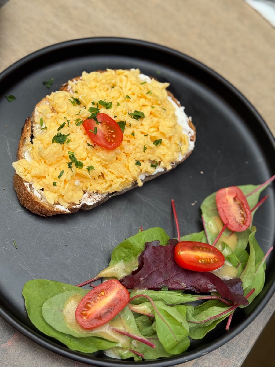 Scrambled Egg Toast