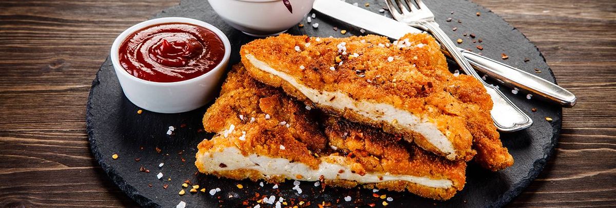 Șnițel Din Piept de Pui în Panko