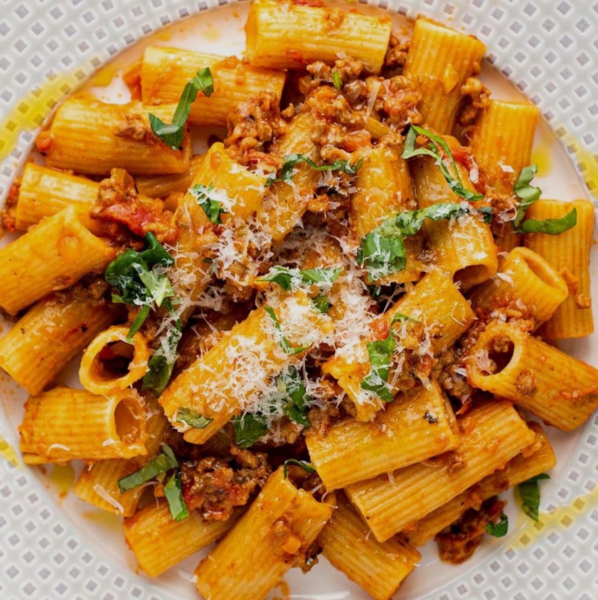 Rigatoni Bologneze