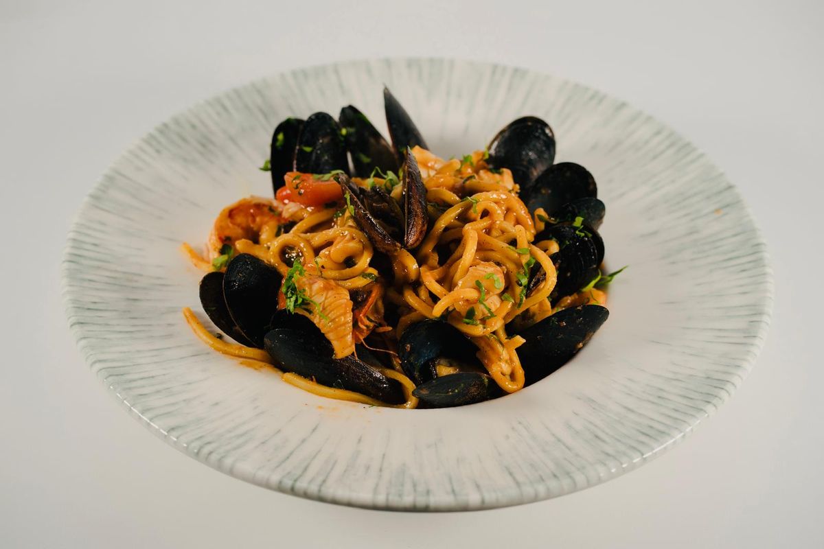Spaghetti cu Fructe de Mare