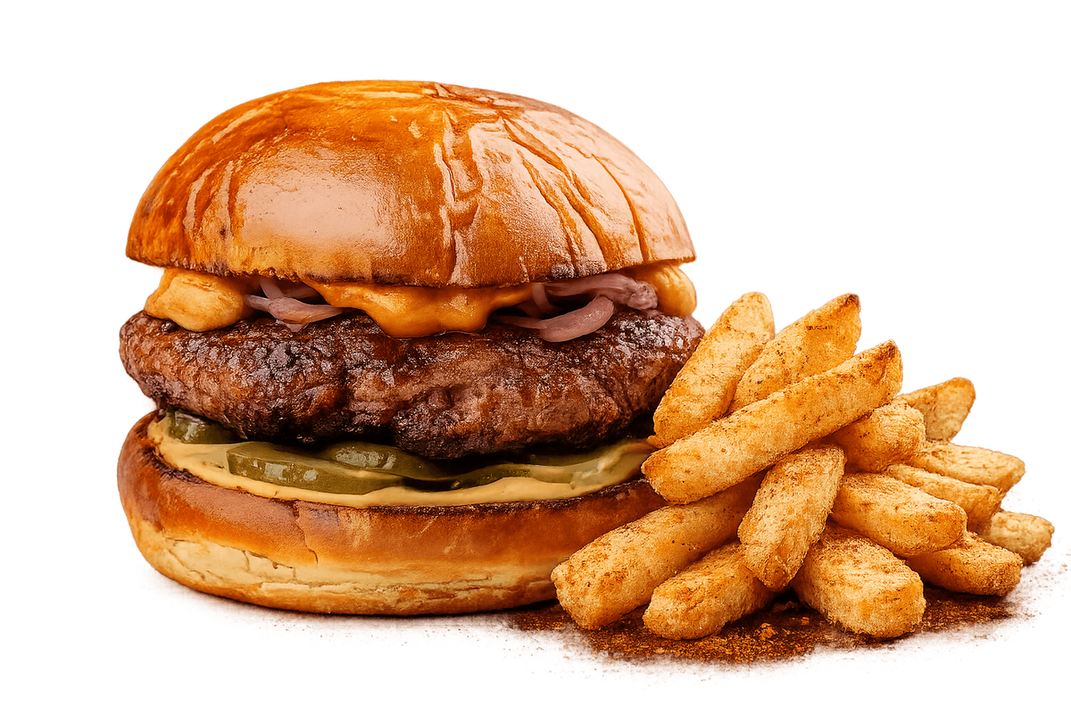 Transylvania Burger+Golden french fries