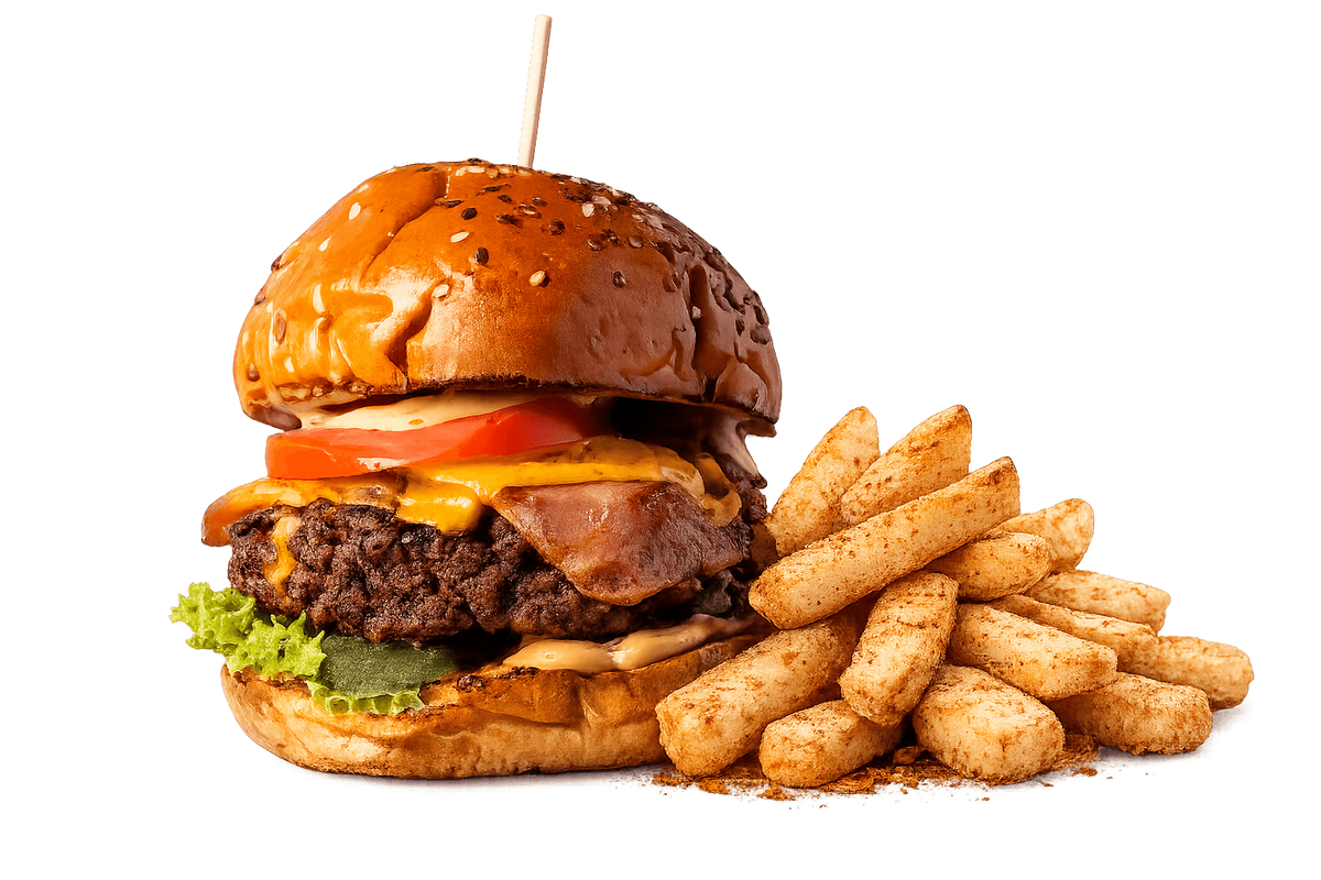 American Legendary Burger+Golden french fries