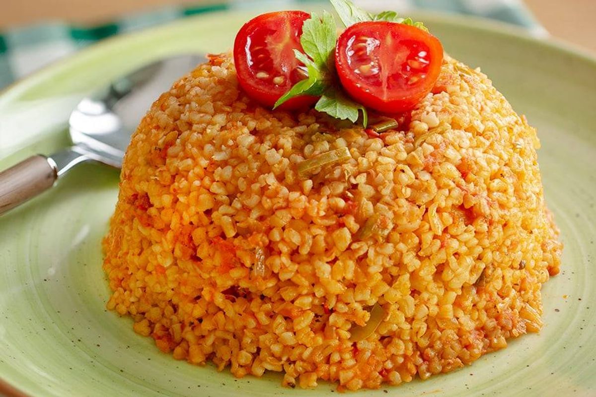 Bulgur cu Rosii si Ardei