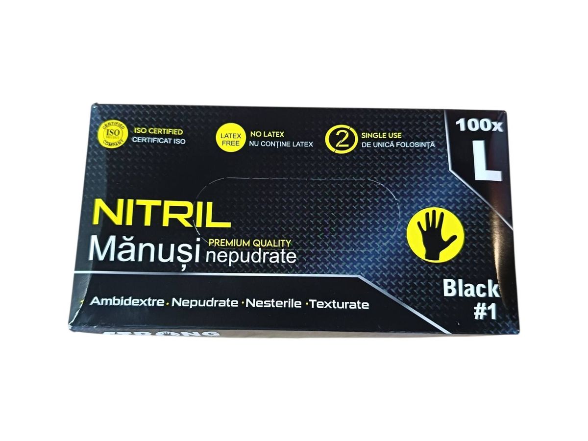 Manusi Nitril Negre