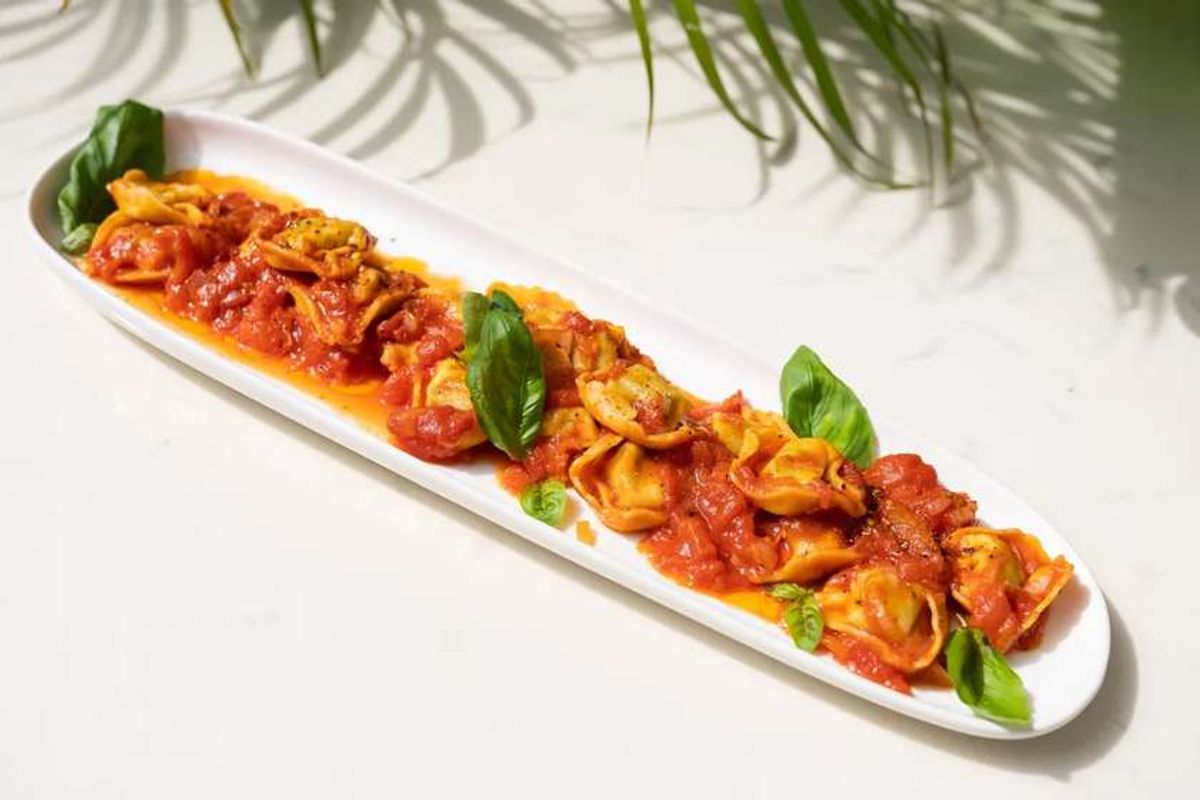 Tortellini cu Pomodori si Busuioc