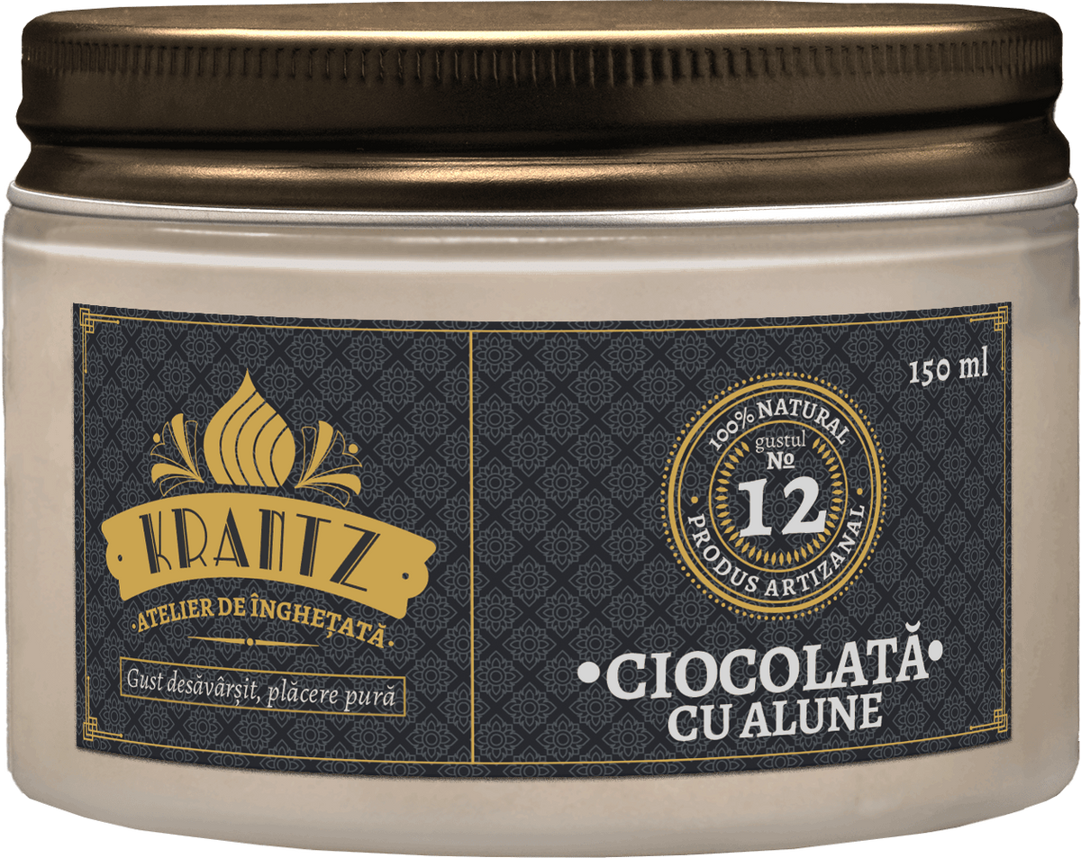 Inghetata Artizanala Krantz Ciocolata cu Alune 