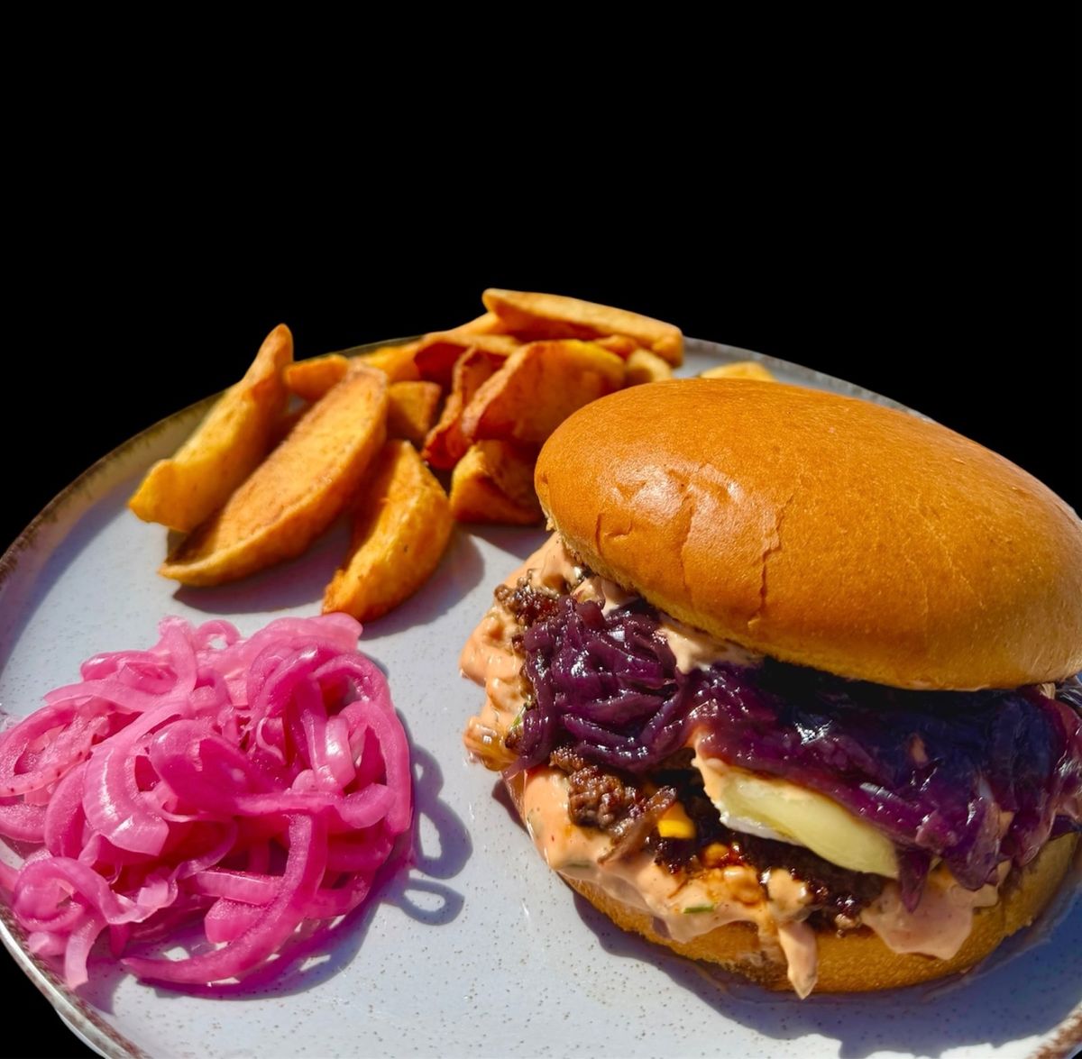Royale Double Smashed Burger & Cartofi Prăjiți