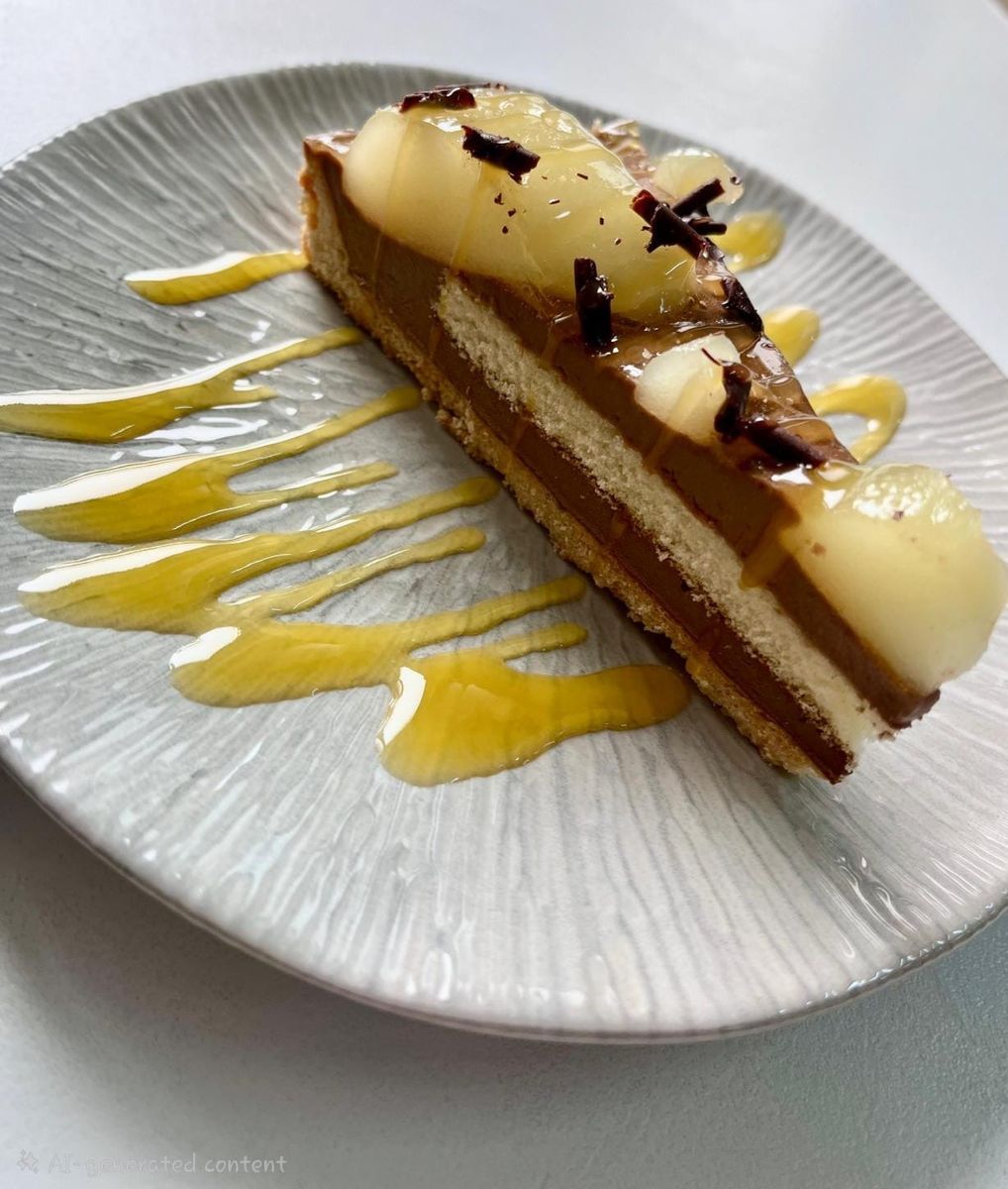 Tarta cu pere si cacao