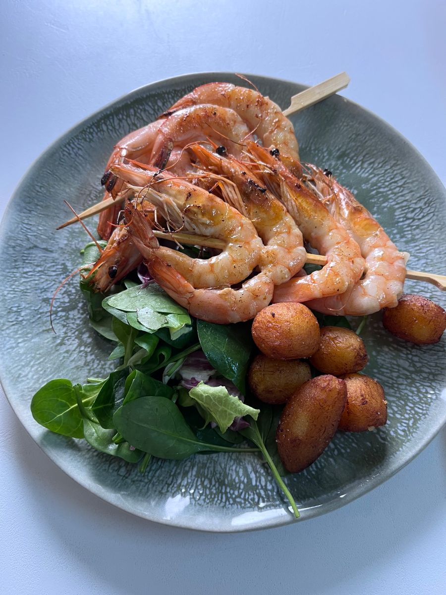 Frigarui de creveti cu sos picant 