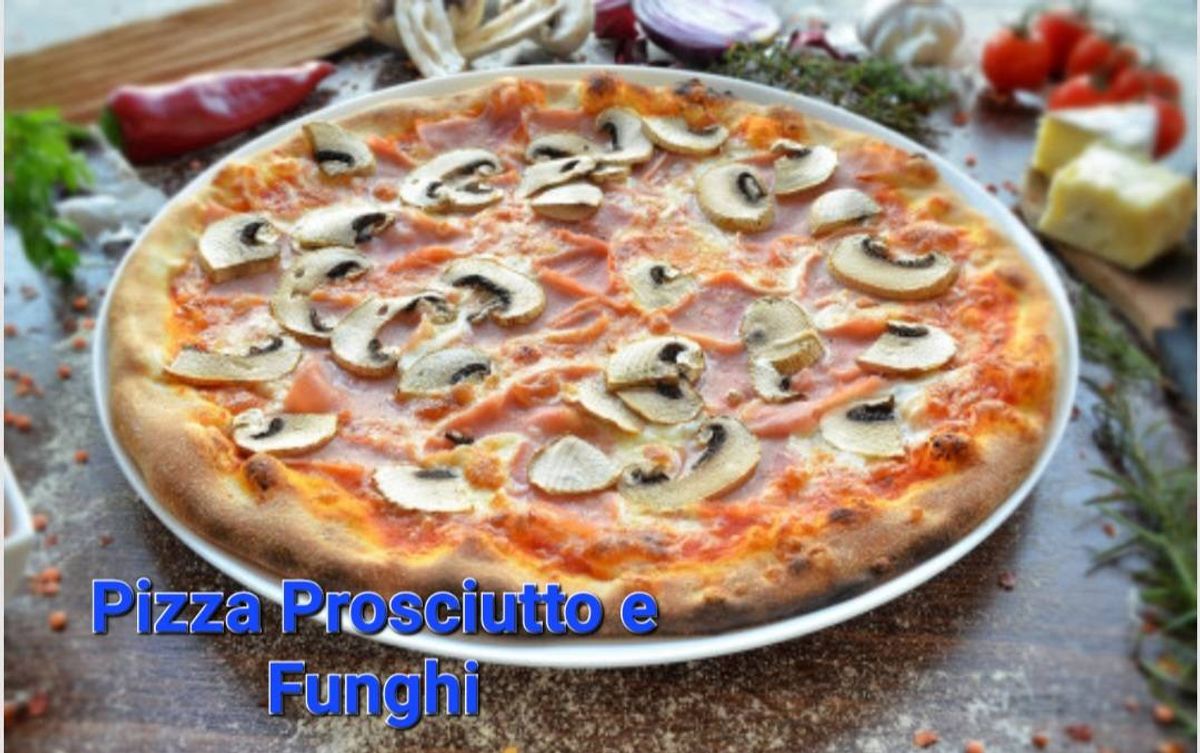 Pizza Prosciutto Fungi