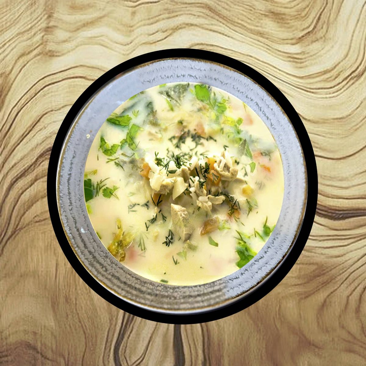 Ciorba de Pui a la Grec 
