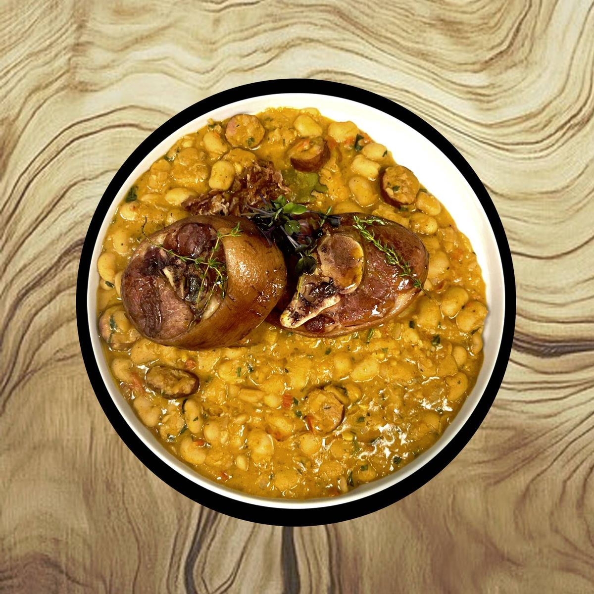 Iahnie de Fasole cu Rasol de Porc 