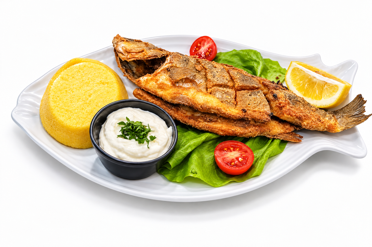 Biban de Mare Prajit la Tigaie/pan-Fried Sea Bass