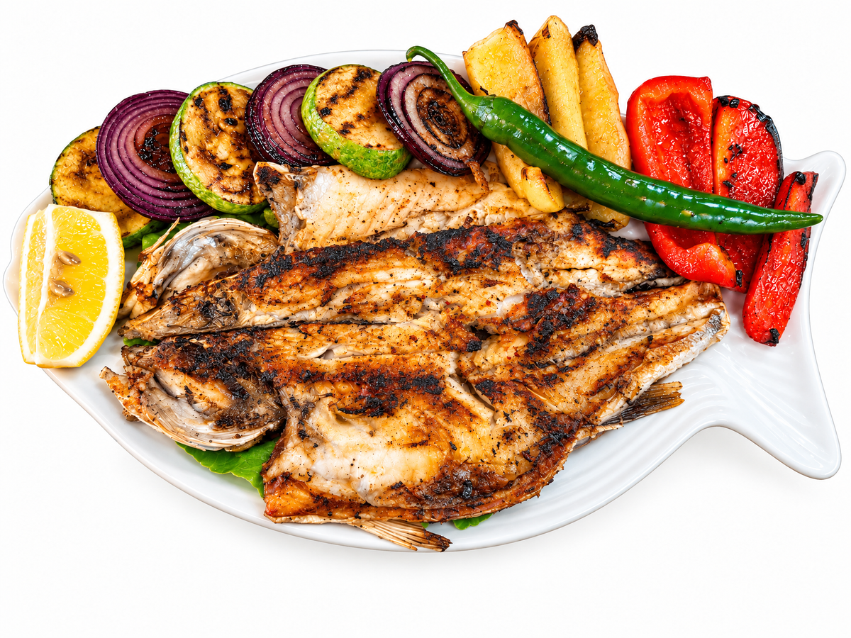 Biban de Mare pe Plita/sea Bass Grill