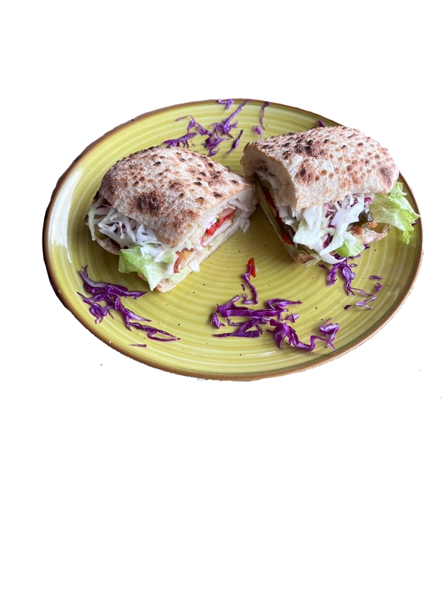 Lipie cu Pui, Mozzarella și Legume