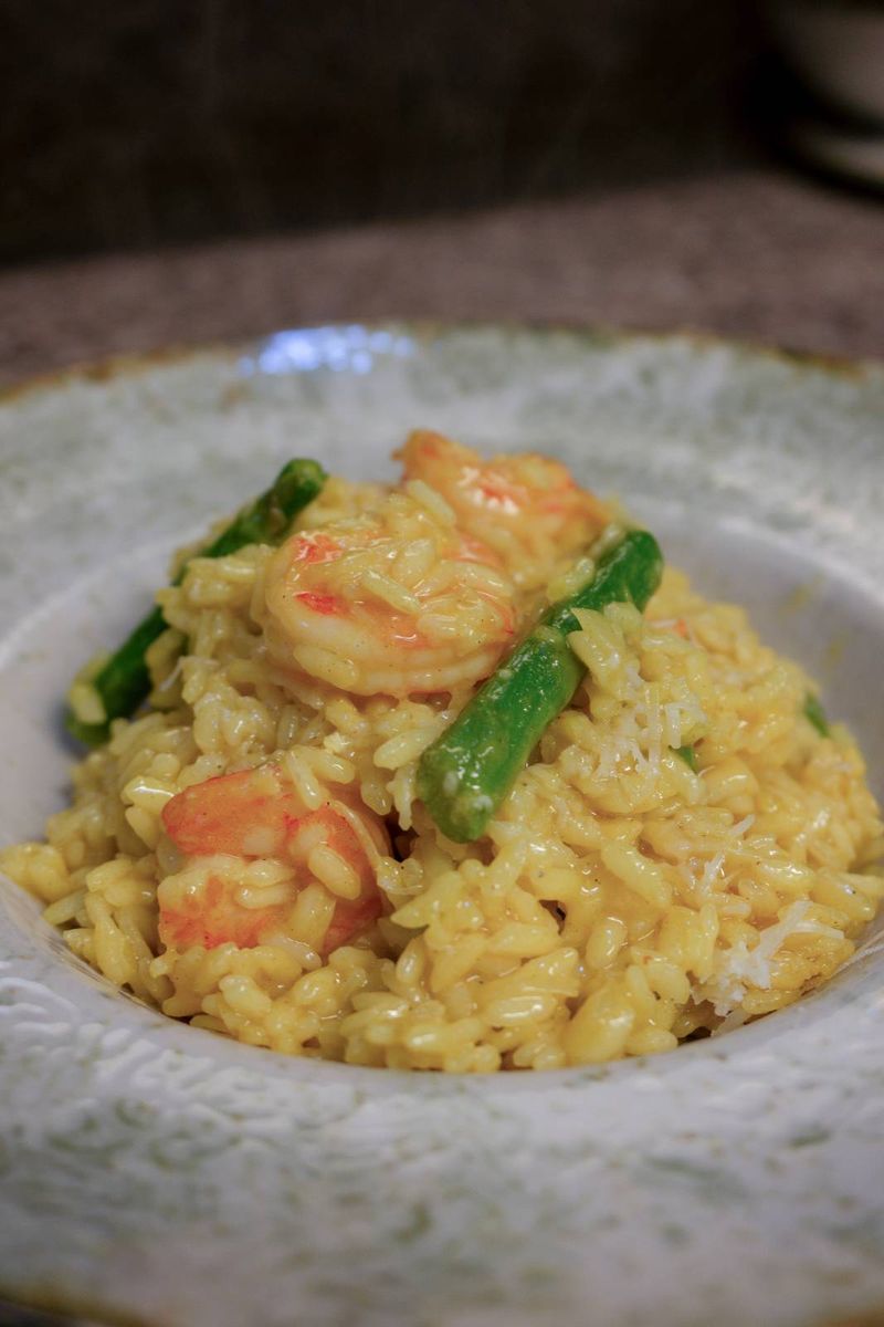 Risotto Gamberi e Asparagi