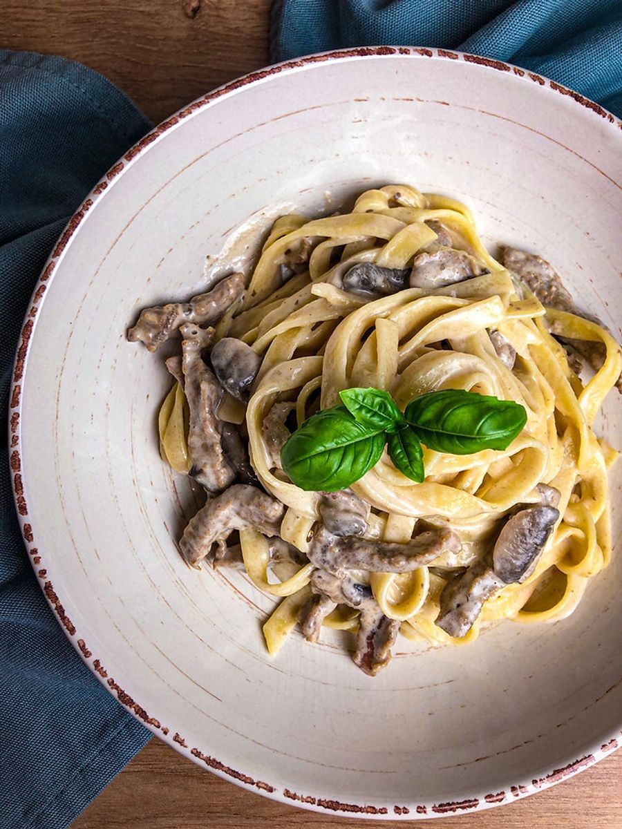 Tagliattele Quattro Formaggi cu Vita si Truffe