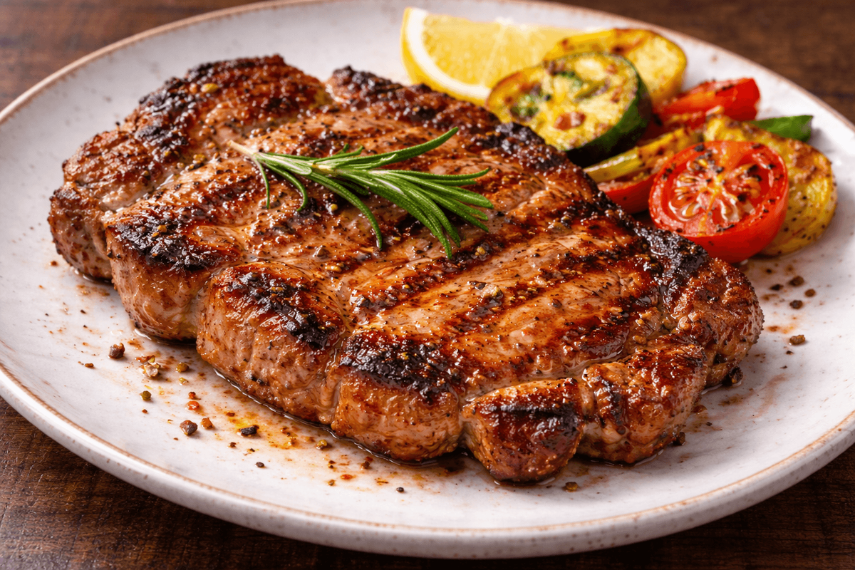 Ceafă de Porc la Grătar 