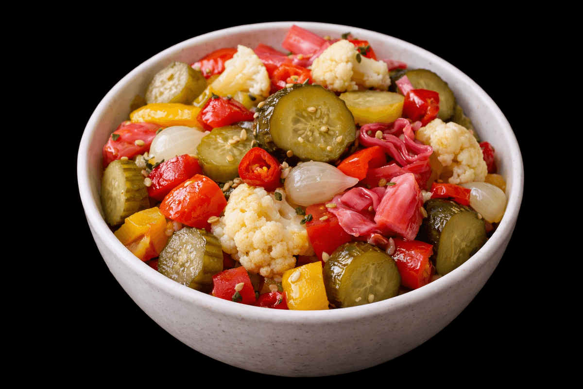 Salată de Murături Asortate / Salata de ardei copt 