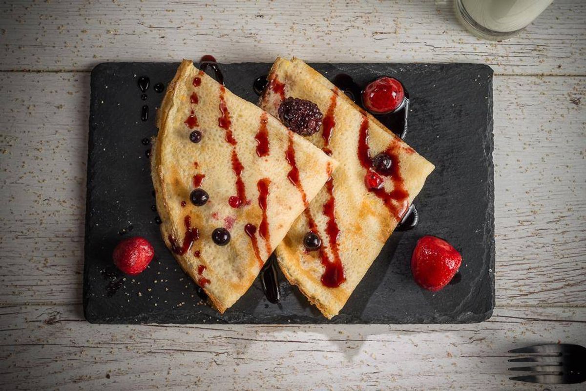 Clătite cu Gem de Afine