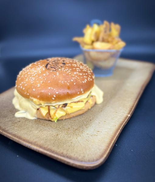 Cheese-Chicken Burger