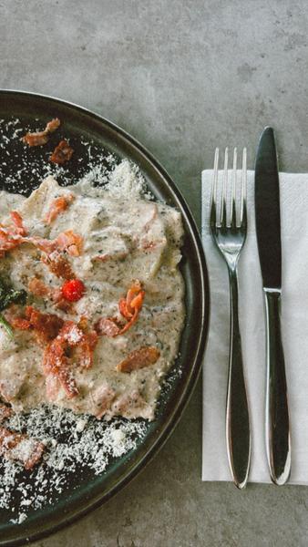 Ravioli cu Hribi și Trufe